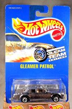 1991 Hot Wheels Blue Card Gleam Team #189 GLEAMER PATROL Chrome w/Chrome BW Sp