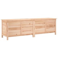 Gartentruhe 198,5X50X56,5 Cm Massivholz Tanne