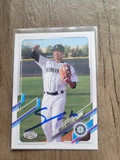 Noelvi Marte Signed 2021 Topps Pro Debut Baseball Card #PD-81 Mariners Reds