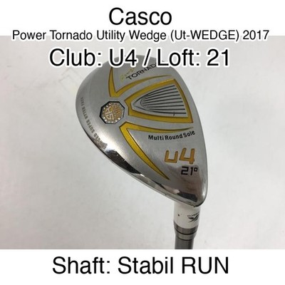 Casco Power Tornado Utility Wedge (Ut-WEDGE) 2017 U4 Hybridー 21 Stabil RUN Regul