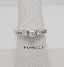 1/2CT Natural Diamond Engagement Anniversary Wedding Bridal Ring 14K White Gold