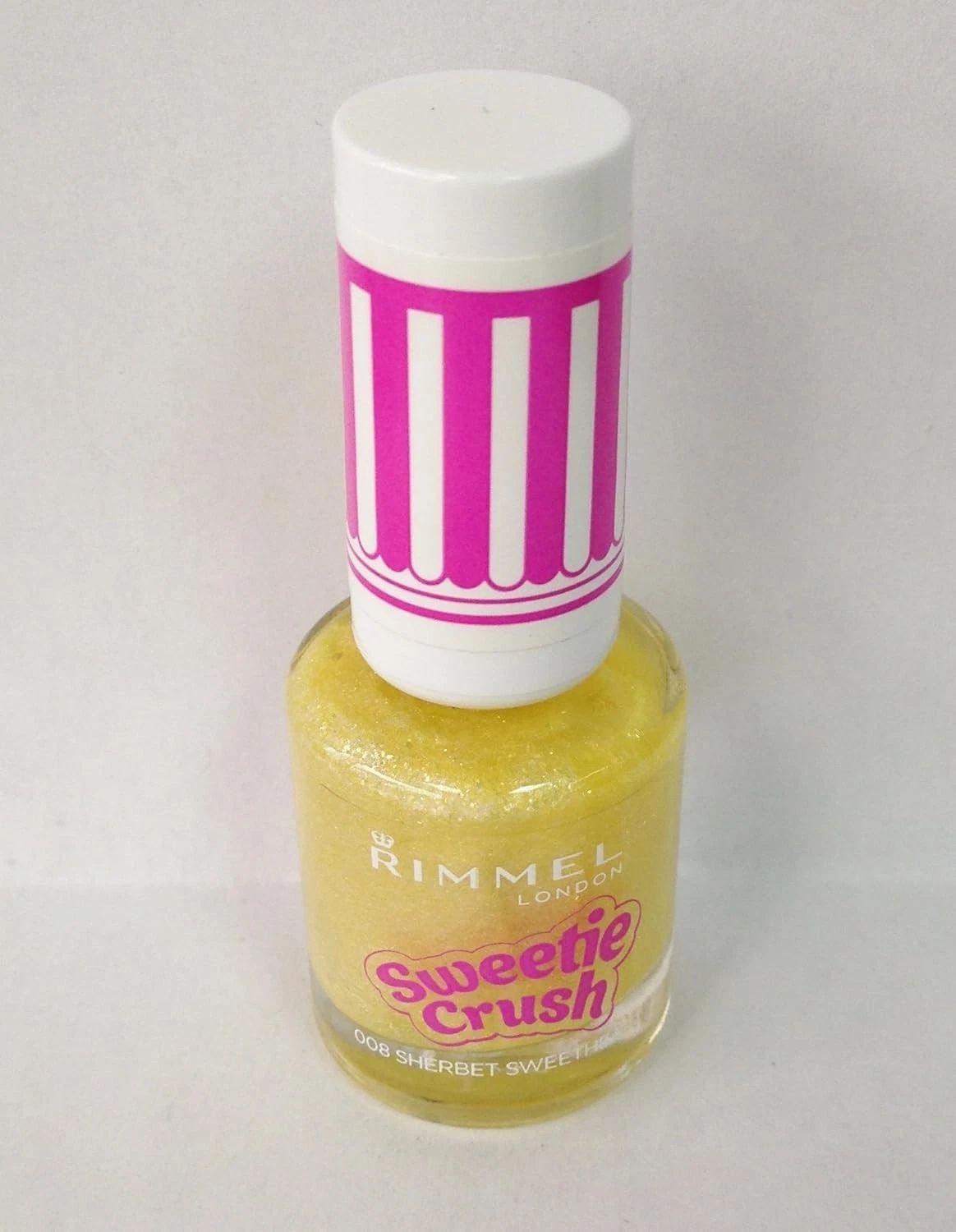Rimmel London Sweetie Crush Nail Polish, 008 Sherbert Sweetheart (PACK OF 2)