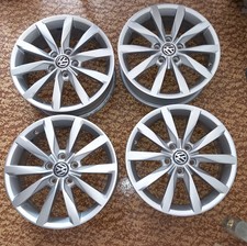 Komplett Satz Originale Alu Felge VW GTI SILBER