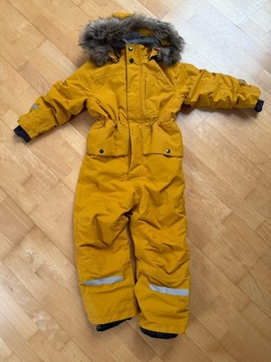Didriksons Kinder Schneeanzug, Größe 110, 100% Wasserdicht, Gelb