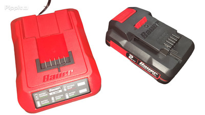 20V 2 Ah Lithium-Ion Battery and Charger Starter Kit - Compatible with Bauer