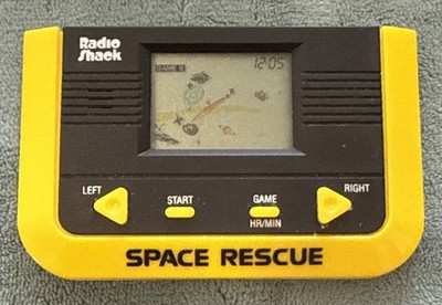 Vintage Radio Shack LCD Space Rescue Handheld Game - Tested Works New Battery