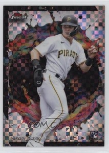 2024 Topps Finest Rare Checkerboard Refractor Henry Davis #289 Rookie RC