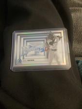 KAHLIL WATSON 2022 Bowman Chrome Baseball In 3D ROOKIE Prospect Insert  MARLINS
