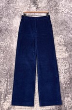 Weekend Max Mara Pants 4 Womens Blue Corduroy...