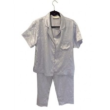 Vintage Oscar de la Renta Pink Label Satin Pajama Set Lavender