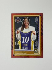 2025 Donruss WNBA Kelsey Plum Red Shimmer /399 Los Angeles Sparks #12