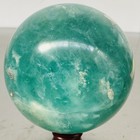 3660G Natural green fluorite Quartz Sphere Crystal Energy Ball Reiki Healing — photo 4