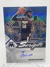 2022-23 Panini Mosaic Scripts Draft Picks Blue #/49 Trevion Williams Auto MS-TWI
