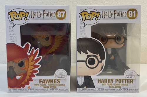 Funko Pop! Vinyl: Harry Potter - Fawkes #87 & Harry Potter #91