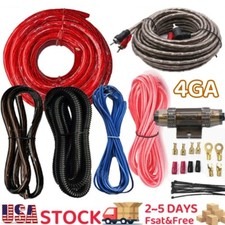 2300W 4 Gauge Car Audio Cable Kit Amplifier Install Amp RCA Subwoofer Sub Wiring