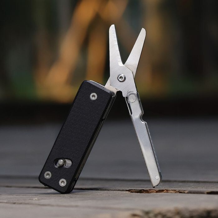 ROXON KS2 Elite Multitool - 10 Tools, D2 Steel Blade, G10 Handle, Pocket Clip