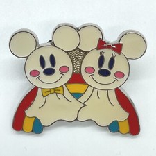 Tokyo Disney Resort Game Prize Pin Rainy Day only Sunshine Monk Mickey Minnie