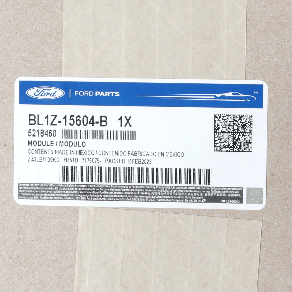 OEM NUEVO 2007-2014 Ford Lincoln Navigator Module cerradura de puerta y alarma Bl1Z-15604-B Foto 4 de 4