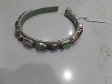 NWT Latest JENNIFER BEHR NY Lucia headband Pistachio handmade in NY, retail 298