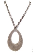 ZOPPINI COLLANA DONNA CIONDOLO GOCCIA BRILLANTE NECKLACE DROP SPARKLING NUOVO