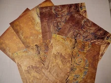 Bazzill Paper Element 6 Sheets 12x12 Scrapbook Papers Shabby Chic Grunge 2 Sided