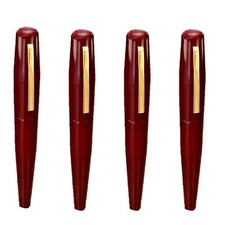 POLICE MAGNUM Pepper spray pens- Discreet Self Defense Security- 4 Pack Burgundy