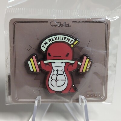 Bellzi I'm Rexilient Rexxi Enamel Pin 