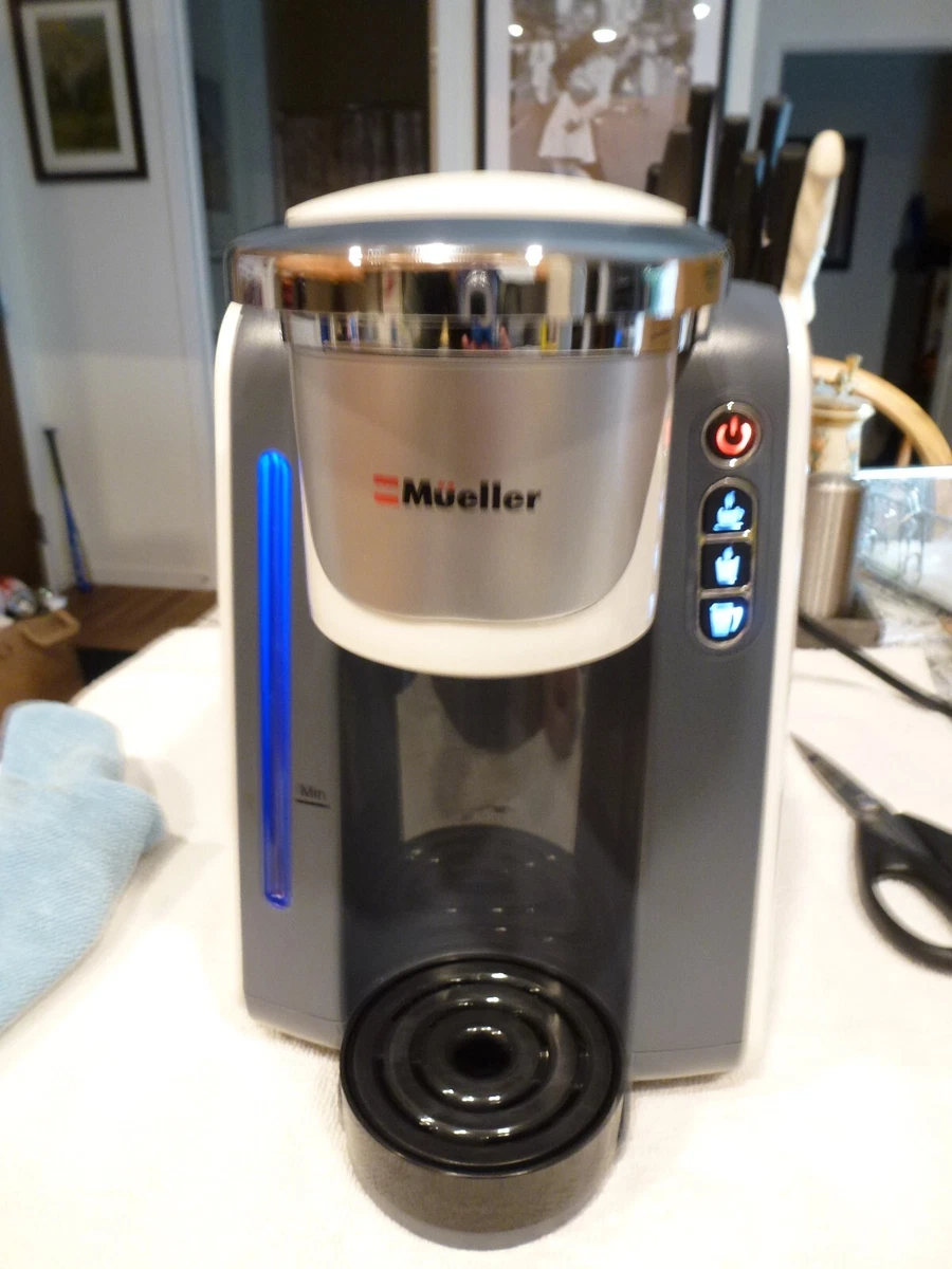 Mueller Single Serve Pod Compatible Coffee Maker Machine 3 Brew Sizes U-700