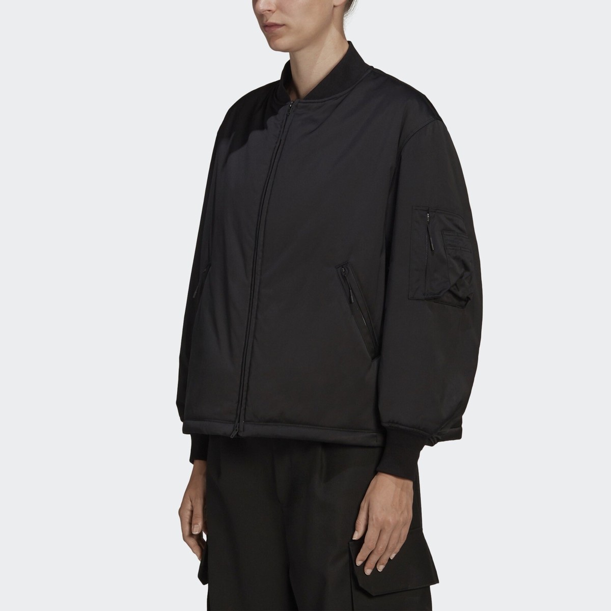 Y-3 Yohji Yamamoto Adidas CL Classic Oversized Logo Bomber Y-3 Yohji Yamamoto Adidas CL Classic Oversized Logo Bomber