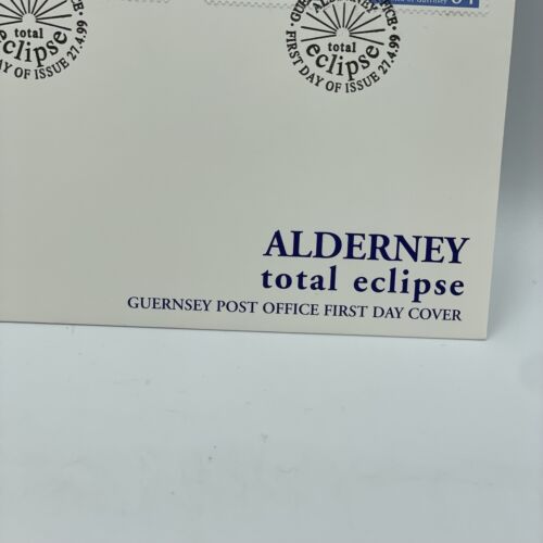 Alderney Guernsey First Day Cover Stamps • 'Total Eclipse' • Astronomy - Picture 4 of 4
