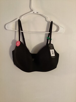 Women NWT ''Maidenform'' black bra Size L/DD 38.  Reg. $40.00