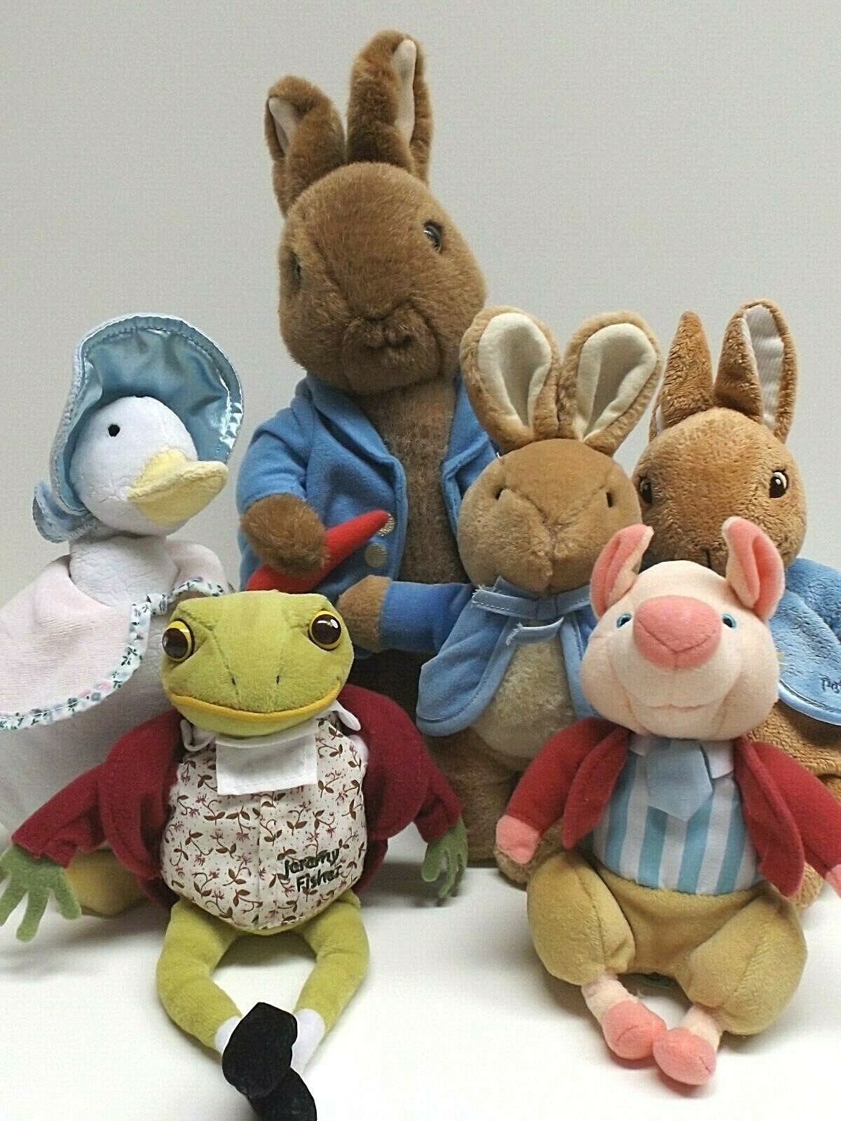 F Warne Eden Rainbow - Soft Peter Rabbit Jemima Jeremy Pigling Bundle F Warne Eden Rainbow - Soft Peter Rabbit Jemima Jeremy Pigling Bundle