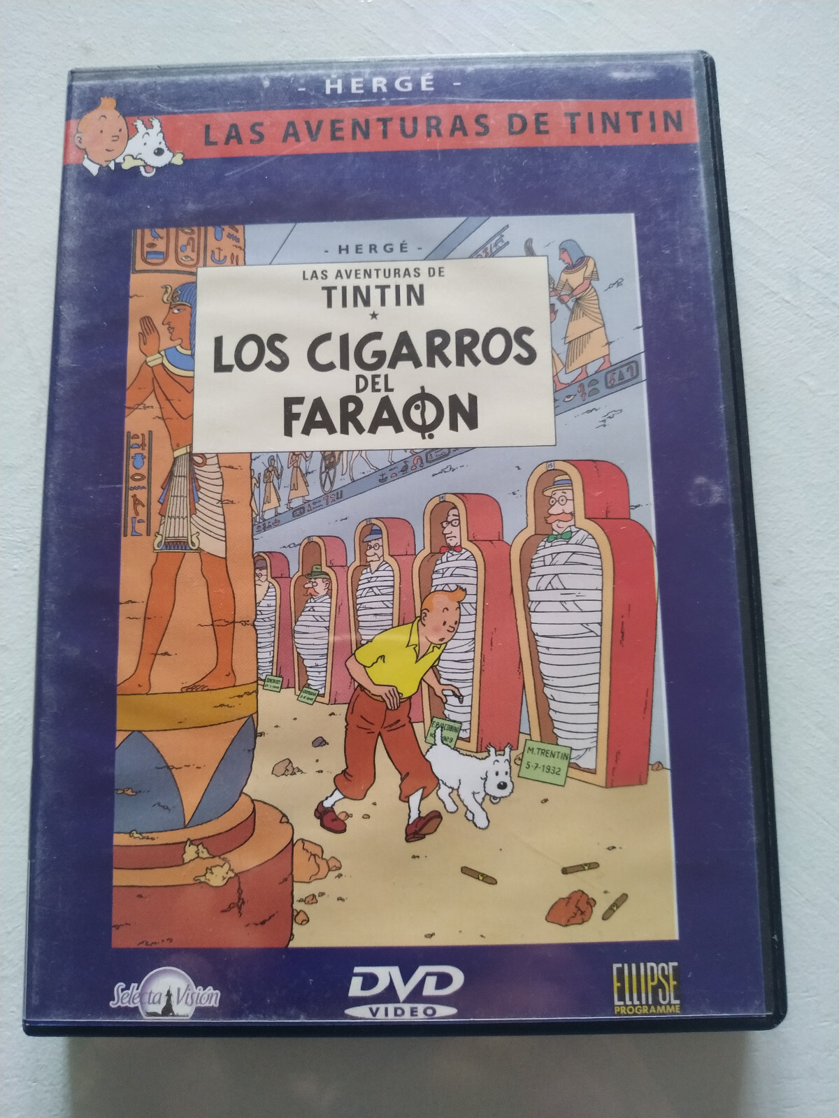 Tintin The Cigars of Pharaoh Herge Selecta - DVD Spanish English Region 2