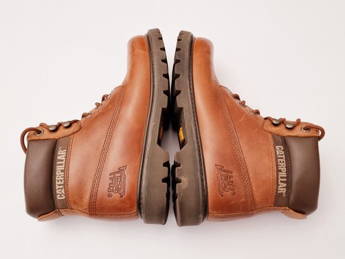 BOTAS GATO UK 8 W modelo clásico CUERO MARRÓN ancho excelente - Imagen 4 de 9