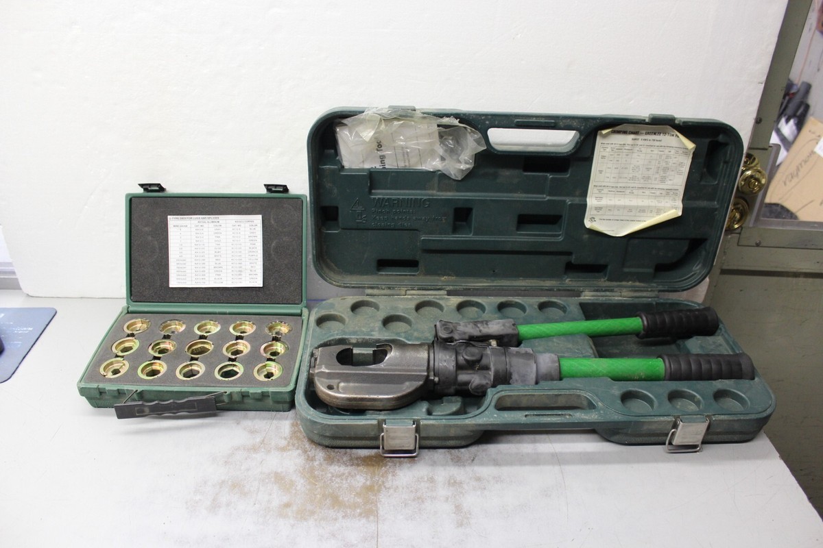 Greenlee HKL1232 12-Ton Manual Hydraulic Crimping Tool Bundle w