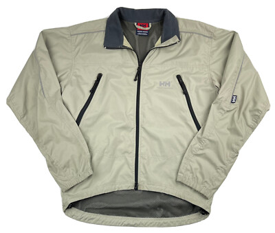 Helly Hansen Mens Windbreaker Jacket Light Weight Full Zip Ski Sports Athletic M