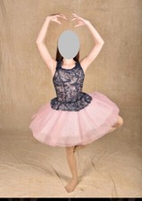 Curtain Call Pink  Navy Ballet Dress Dance Costume CXL