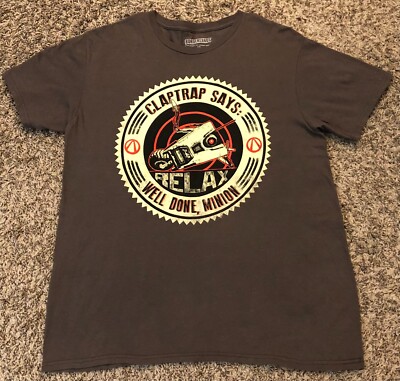 Borderlands 2 Claptrap Official Loot Crate Well Done, Minion Men's T-Shirt L