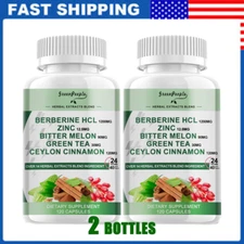 240 Pills Berberine HCL Extract 1200mg, Healthy Cholesterol, Anti-inflammatory
