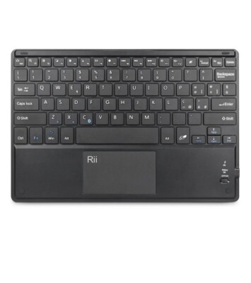 Rii BT11 Bluetooth - Italienische Tastatur Mit Maus für Tablet, Smartphone, TV,