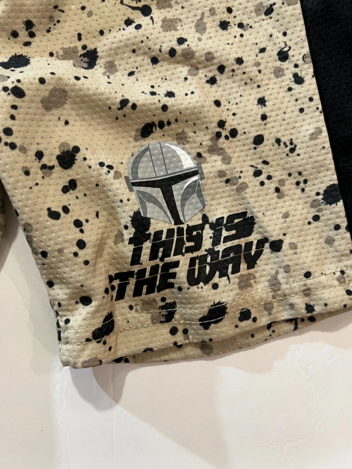 Футболка с капюшоном Star Wars для мальчиков неизвестные виды This Is The Way и шорты комплект размер 6 - Изображение 2 из 4