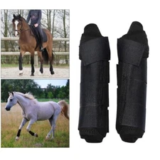 Horse Medicine Brushing Boots Leg Wrap Protection Set of 2 Sports Full Horse/Cob