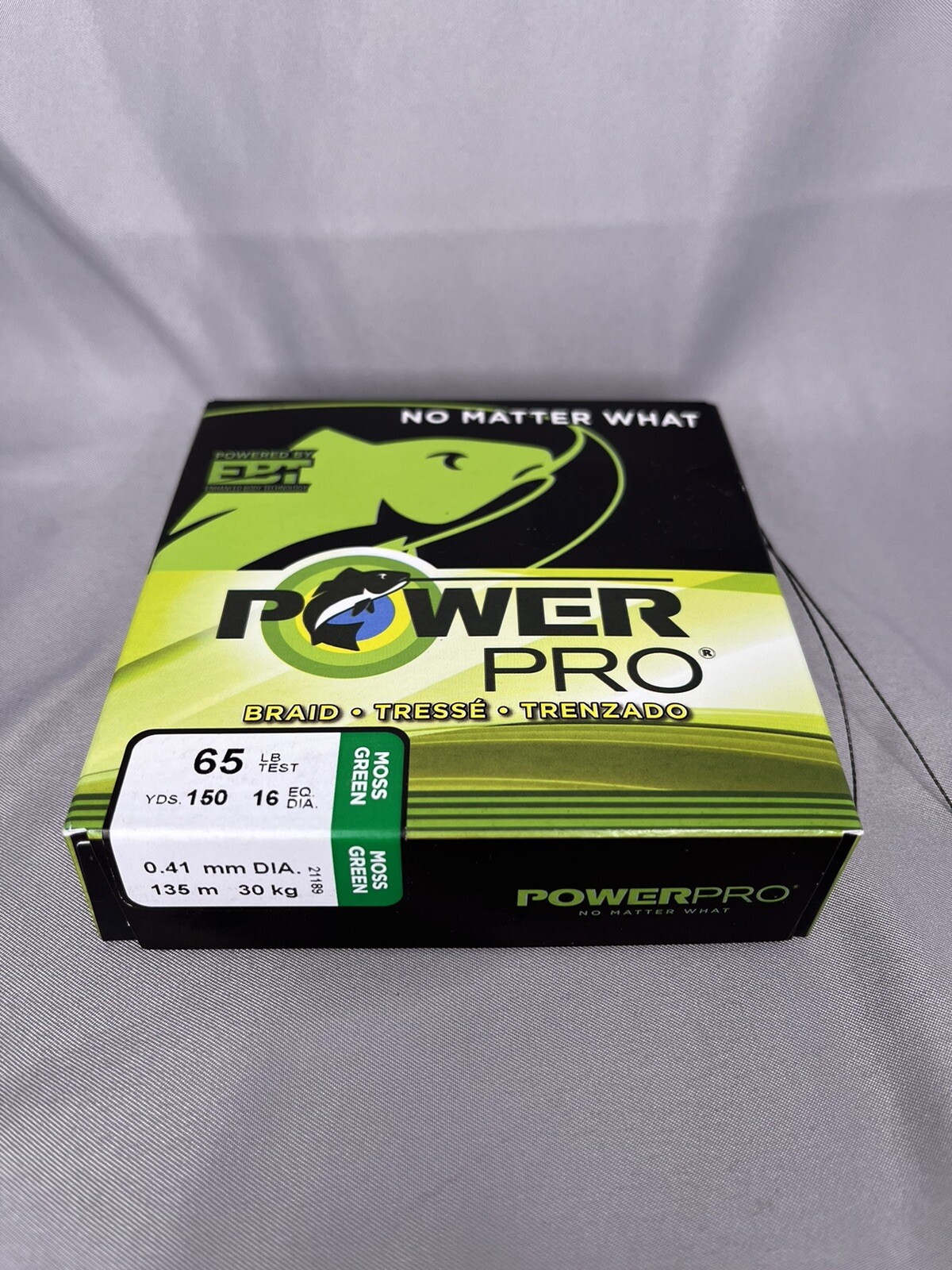 Power Pro Spectra Fiber Braided Fishing Line Moss Green 150YD/65LB