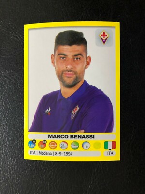FIGURINE FOOTBALLERS PANINI 2018/19 FLORENTINA BENASSI n 158 NEW WITH VELINA 