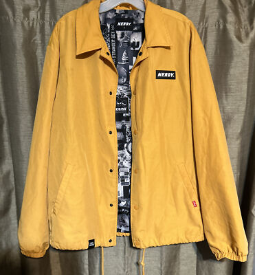 Nerdy Unisex Yellow Jacket Size L