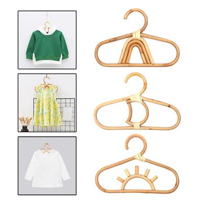 Pieces Kids Clothes Hanger Nursery Bamboo Wall Hooks Room Decor