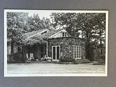 TN, Tennessee, Cline RPPC, Chanticleer Lodge Office Chattanooga, PM 1952