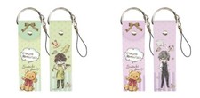 NEW Junjou Romantica Big Leather Mobile Phone Strap 2 Types Official Japan