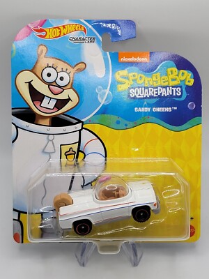 Hot Wheels Sandy Cheeks White  2021 Spongebob Squarepants