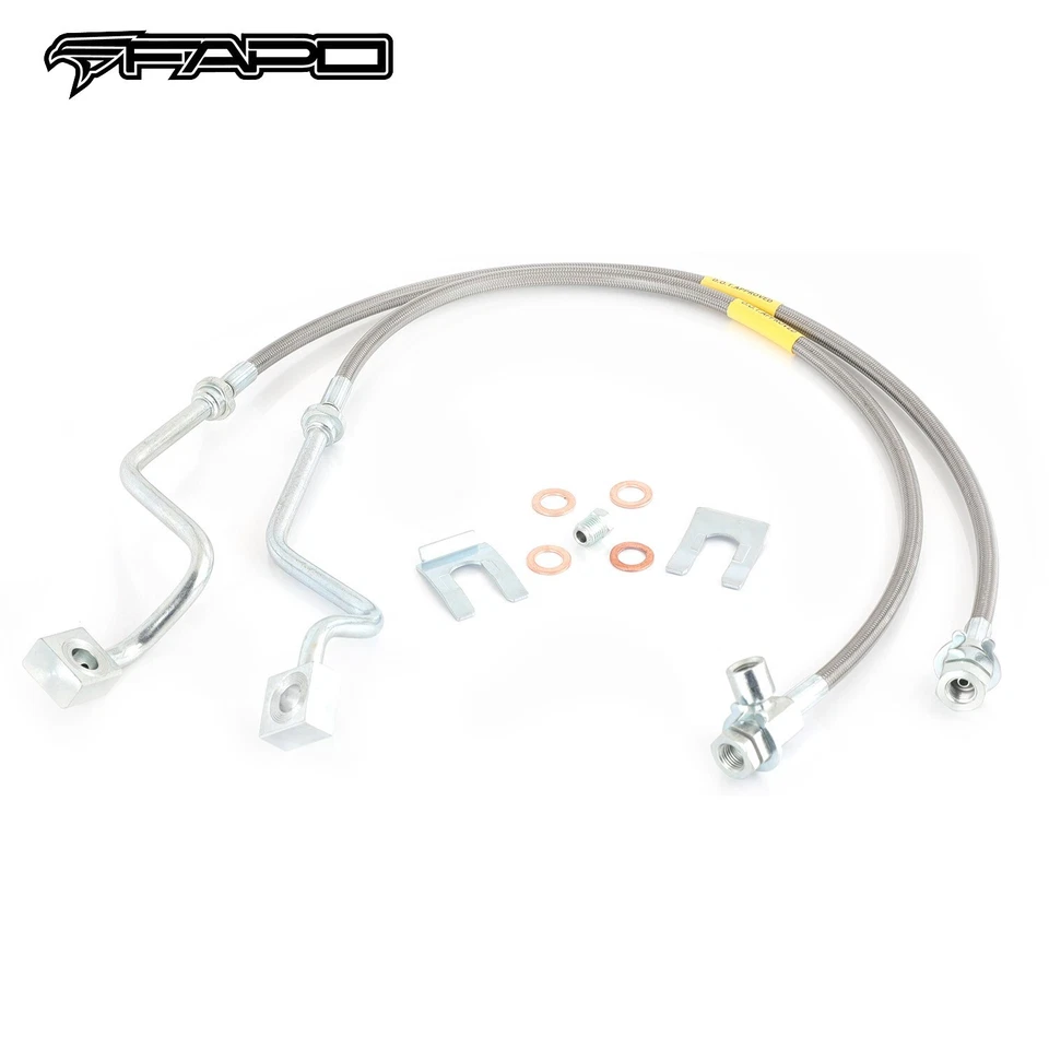 Línea de freno SS extendida (delantera) 99-04 Ford F-250 F-350 Super Duty elevación de 4-8" usada Foto 2 de 4